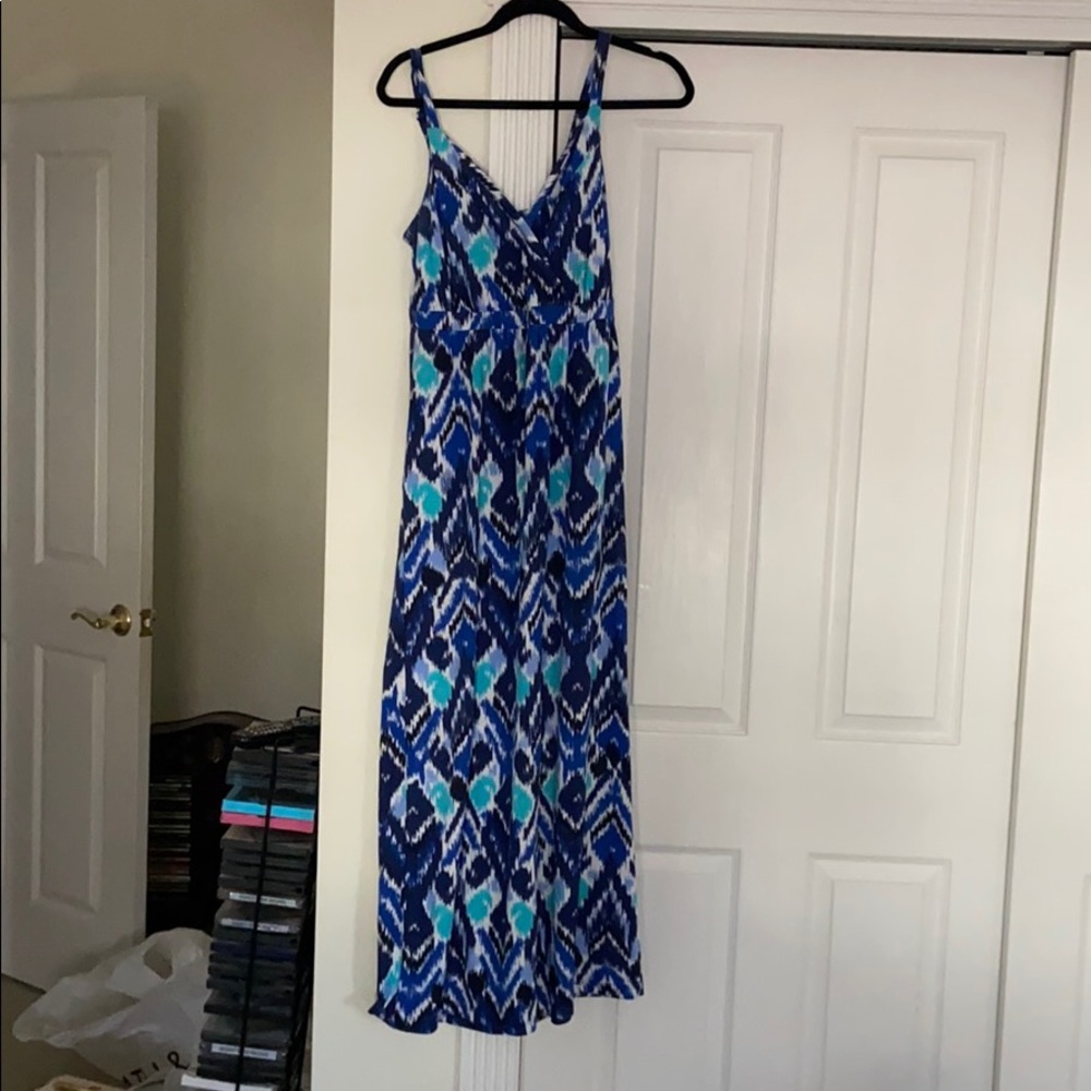 Fashion Bug Blue Maxi Dress